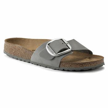 Madrid Birkenstock Big Prackou Nubuck Kozene Damske Siva | SK 134OKI